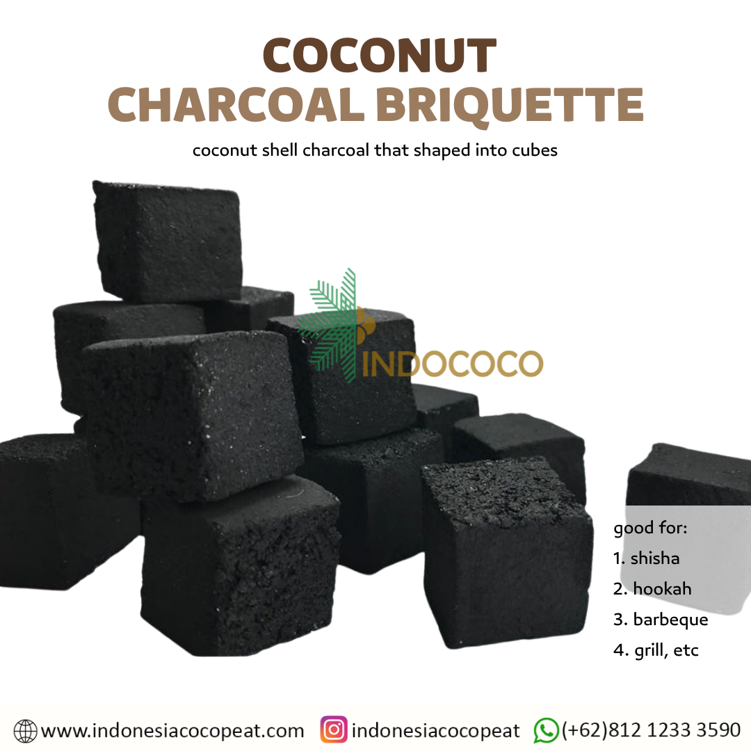 coconut charcoal briquette