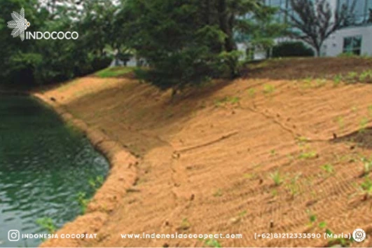 Coco Fiber Logs Natural Protection Good for Erosion Control