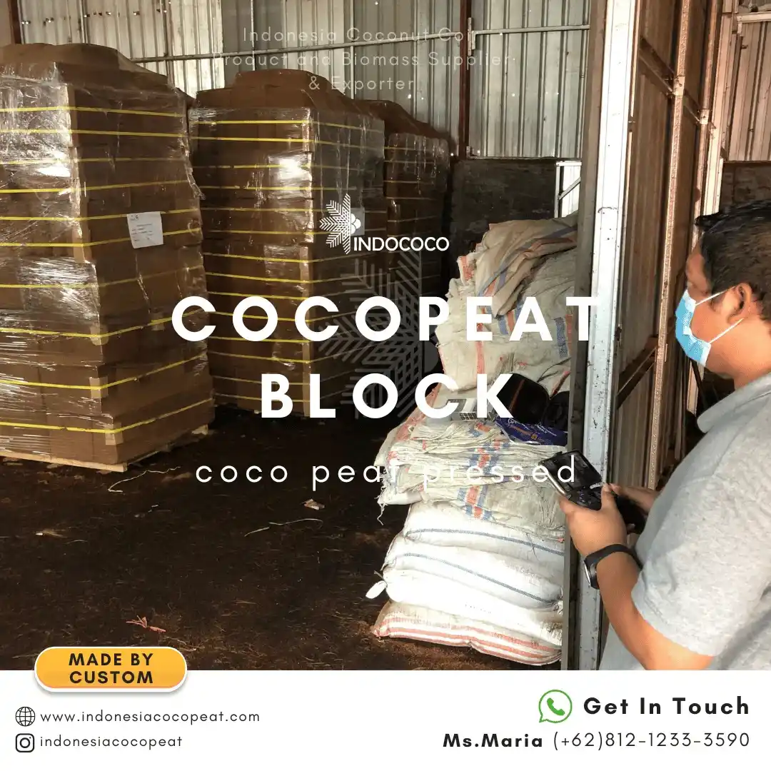 compressed coco peat blocks